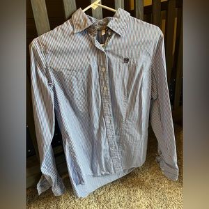 Women’s cinch button down